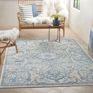 The Rug Corner Nourison Home Elation ETN10 IVBLU Area Rugs  