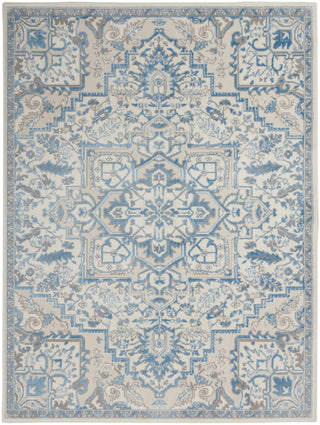 The Rug Corner Nourison Home Elation ETN10 IVBLU Area Rugs  