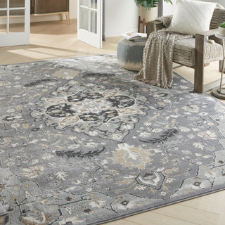The Rug Corner Nourison Home Elation ETN09 GREY Area Rugs  