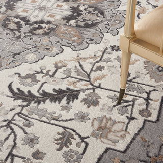 The Rug Corner Nourison Home Nourison Home - ELatteion Ivory/Green Area Rug ETN09  