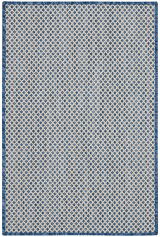 The Rug Corner Nourison Home Courtyard COU01 IVBLU Area Rugs  