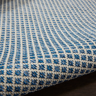 The Rug Corner Nourison Home Courtyard COU01 IVBLU Area Rugs  