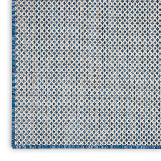 The Rug Corner Nourison Home Courtyard COU01 IVBLU Area Rugs  