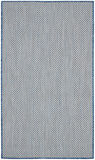 The Rug Corner Nourison Home Courtyard COU01 IVBLU Area Rugs  