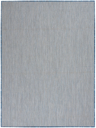 The Rug Corner Nourison Home Courtyard COU01 IVBLU Area Rugs  