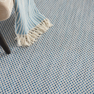 The Rug Corner Nourison Home Courtyard COU01 IVBLU Area Rugs  