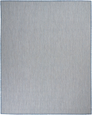 The Rug Corner Nourison Home Courtyard COU01 IVBLU Area Rugs  