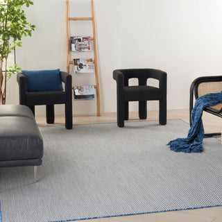 The Rug Corner Nourison Home Courtyard COU01 IVBLU Area Rugs  