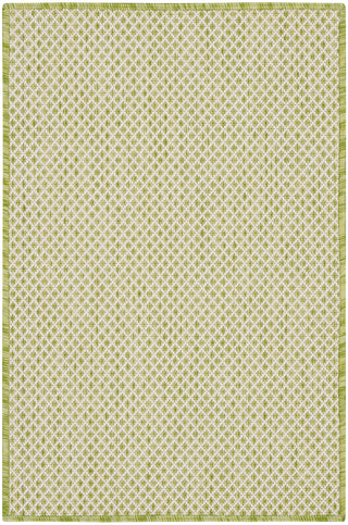 The Rug Corner Nourison Home Nourison Home - Courtyard Ivory/Green Area Rug COU01  