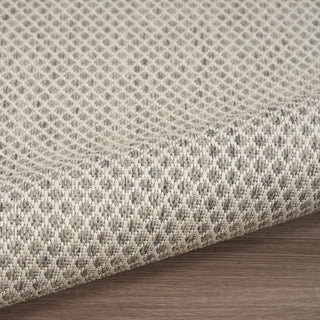 The Rug Corner Nourison Home Nourison Home - Courtyard Ivory/Silver Area Rug COU01  