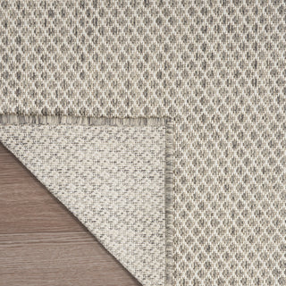 The Rug Corner Nourison Home Nourison Home - Courtyard Ivory/Silver Area Rug COU01  