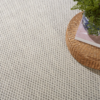 The Rug Corner Nourison Home Nourison Home - Courtyard Ivory/Silver Area Rug COU01  