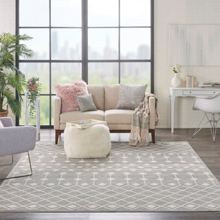 The Rug Corner Nourison Home Grafix GRF37 GREY Area Rugs  
