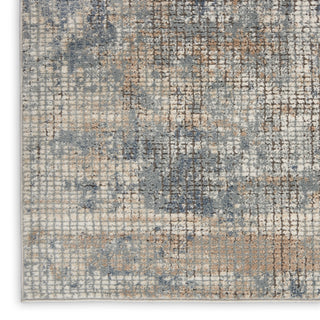 The Rug Corner Nourison Home Nourison Home - Quarry Blue/Beige Area Rug QUA02  