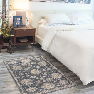 The Rug Corner Nourison Home Quarry QUA06 BLBGE Area Rugs  