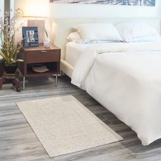 Nourison Home - Luna Ivory/Blue Area Rug LUN01