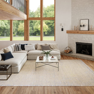Nourison Home - Luna Ivory/Blue Area Rug LUN01