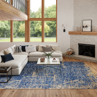 Nourison Home - Luna Dark Blue Area Rug LUN01