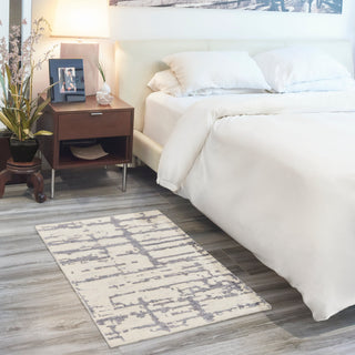 Nourison Home - Luna Ivory/Green Area Rug LUN02