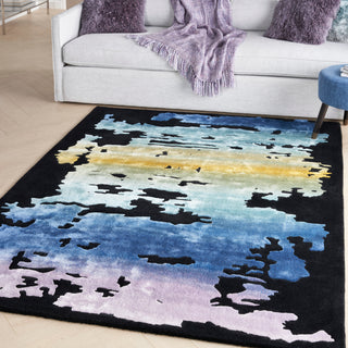 The Rug Corner Nourison Home Nourison Home - Prismatic Black/Multi Area Rug PRS23  