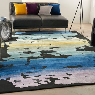 The Rug Corner Nourison Home Nourison Home - Prismatic Black/Multi Area Rug PRS23  
