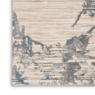 Calvin Klein Enchanting - Ivory/Blue Area Rug ECH01