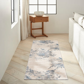 Calvin Klein Enchanting - Ivory/Blue Area Rug ECH01