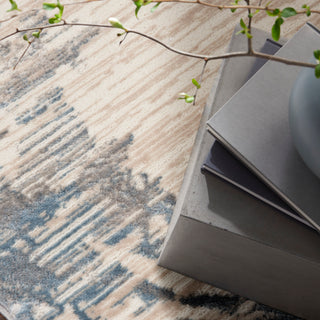 Calvin Klein Enchanting - Ivory/Blue Area Rug ECH01