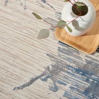 Calvin Klein Enchanting - Ivory/Blue Area Rug ECH01