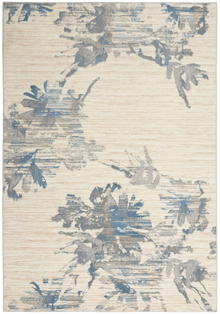 Calvin Klein Enchanting - Ivory/Blue Area Rug ECH01