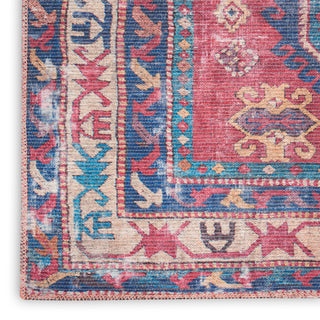 The Rug Corner Nourison Home Nourison Home - New Concept Washables Red/Navy Area Rug SR105  