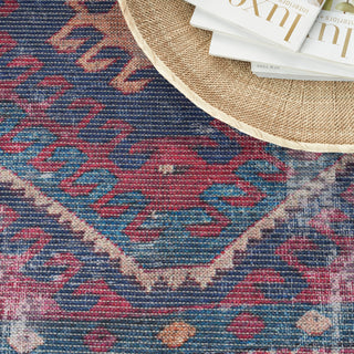 The Rug Corner Nourison Home Nourison Home - New Concept Washables Red/Navy Area Rug SR105  