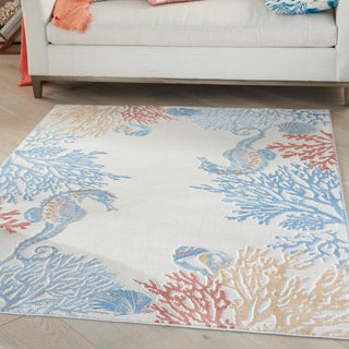 The Rug Corner Nourison Home Seaside SDS03 IVMTC Area Rugs  