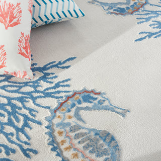 The Rug Corner Nourison Home Seaside SDS03 IVMTC Area Rugs  
