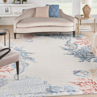 The Rug Corner Nourison Home Seaside SDS03 IVMTC Area Rugs  