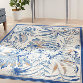 The Rug Corner Nourison Home Seaside SDS02 IVBLU Area Rugs  