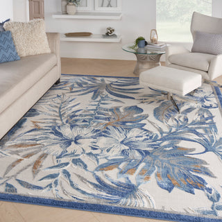 The Rug Corner Nourison Home Seaside SDS02 IVBLU Area Rugs  
