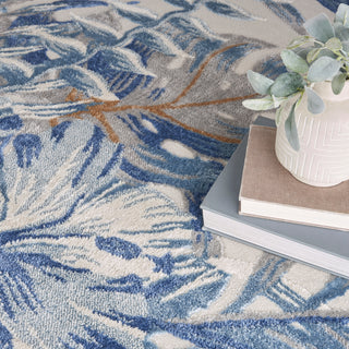 The Rug Corner Nourison Home Seaside SDS02 IVBLU Area Rugs  