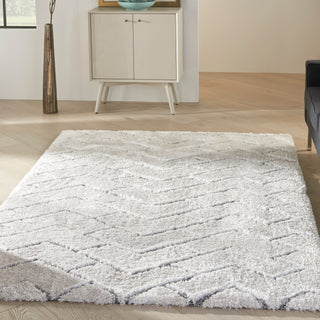 The Rug Corner Nourison Home Dreamy Shag DRS03 IVGRY Area Rugs  