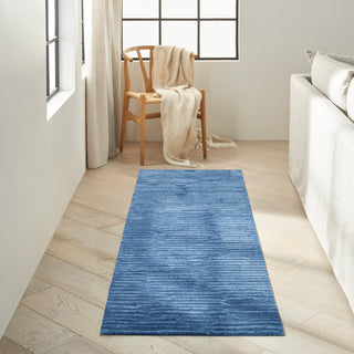 Calvin Klein Linear - Blue Area Rug LNR01