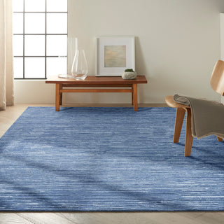 Calvin Klein Linear - Blue Area Rug LNR01