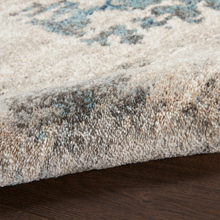 The Rug Corner Nourison Home American Manor AMR04 IVBLU Area Rugs  