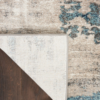 The Rug Corner Nourison Home American Manor AMR04 IVBLU Area Rugs  