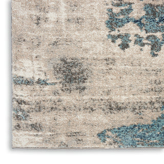 The Rug Corner Nourison Home American Manor AMR04 IVBLU Area Rugs  