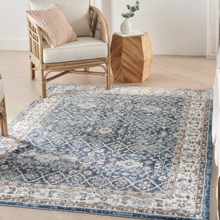 The Rug Corner Nourison Home Nourison Home - American Manor Blue/Ivory Area Rug ANB01  