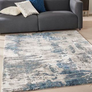 The Rug Corner Nourison Home American Manor AMR04 IVBLU Area Rugs  