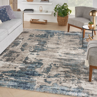 The Rug Corner Nourison Home American Manor AMR04 IVBLU Area Rugs  