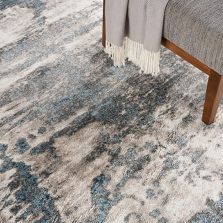The Rug Corner Nourison Home American Manor AMR04 IVBLU Area Rugs  