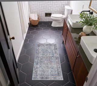 The Rug Corner Nourison Home Nourison Home - New Concept Washables Light Green/Blue Area Rug SR104  