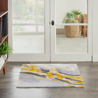 The Rug Corner Nourison Home Prismatic PRS24 GRYGD Area Rugs  